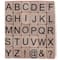 6 Pack: Upper Case Alphabet Wood Stamp Kit by Recollections™